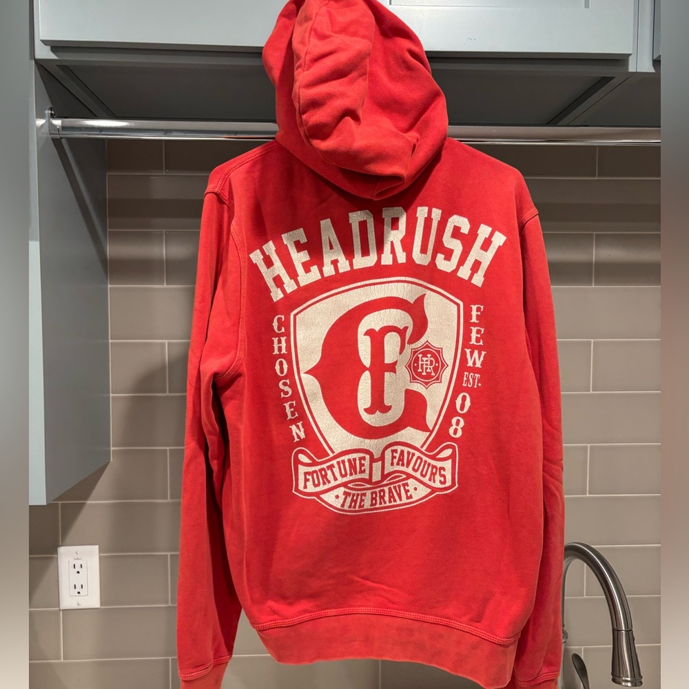 Y2K Headrush Chosen Few Fortune Favours The Brave Fullzip Hoodie Size XL